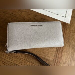 Michael Kors travel continental leather wallet
